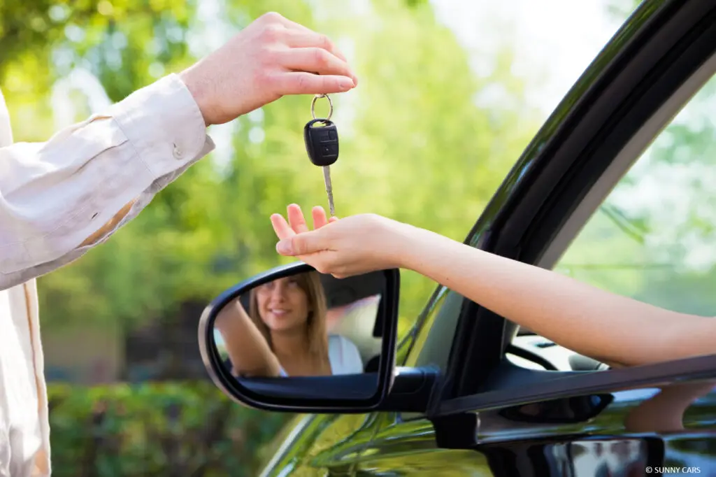 Ontvang de sleutel van je gehuurde auto
