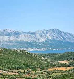 Uitzicht over Palairos