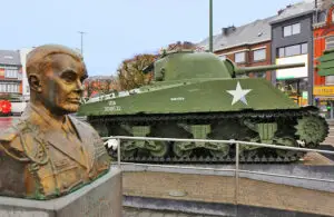 Bastogne Anthony McAuliffe gedenkplaats